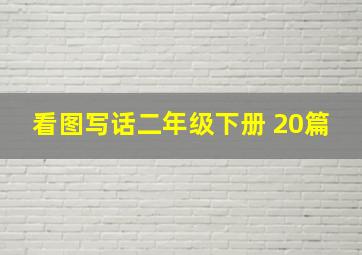 看图写话二年级下册 20篇